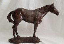 Slim Pickens Red Cent horse bronze sculpture western