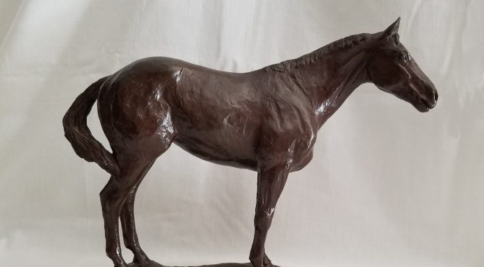 Slim Pickens Red Cent horse bronze sculpture western