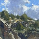 Matt Smith After The Storm mountain cloud jagged rock western landscape oil painting