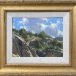 Matt Smith After The Storm mountain cloud jagged rock western landscape oil painting framed