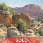 Matt Smith Buckskin Gulch mountain desert oil landscape painting sold