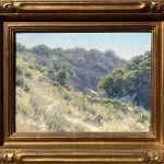 Matt Smith California Air trees mountains landscape oil painting framed