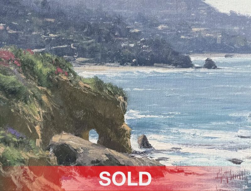 Matt Smith Laguna Beach California sea ocean shore western landscape seascape oil painting sold