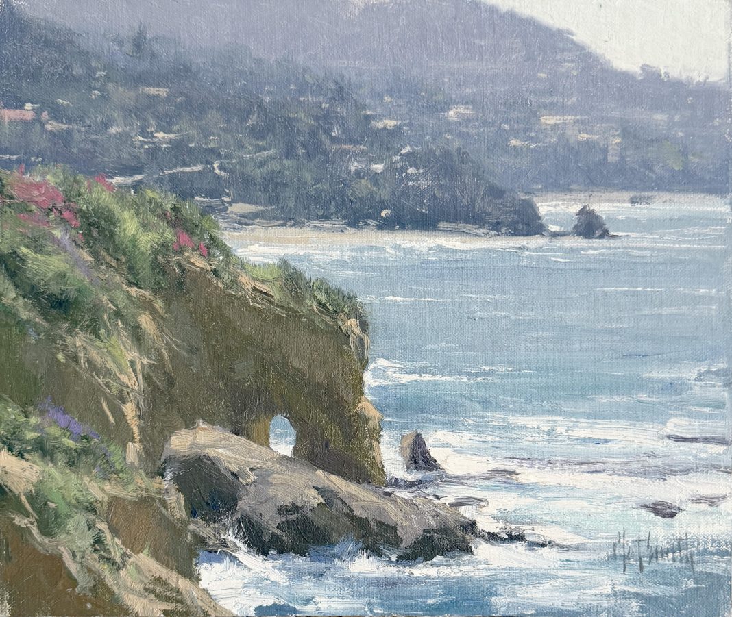 Matt Smith Laguna Beach California sea ocean shore western landscape seascape oil painting
