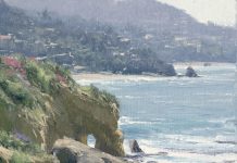 Matt Smith Laguna Beach California sea ocean shore western landscape seascape oil painting