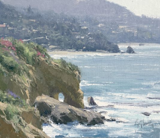 Matt Smith Laguna Beach California sea ocean shore western landscape seascape oil painting