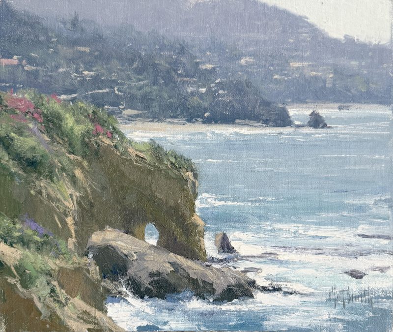 Matt Smith Laguna Beach California sea ocean shore western landscape seascape oil painting