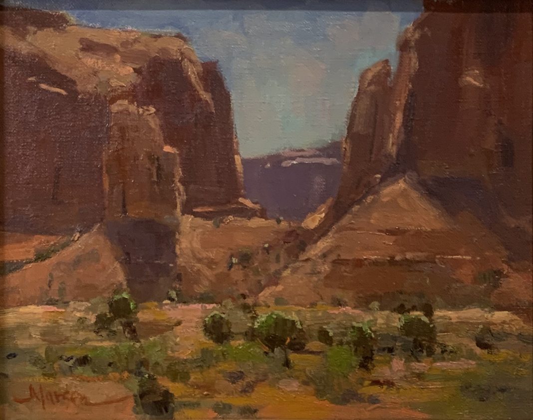 Ann Larsen Monuments Monument Valley landscape oil painting