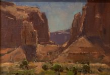 Ann Larsen Monuments Monument Valley landscape oil painting