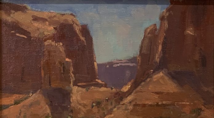 Ann Larsen Monuments Monument Valley landscape oil painting