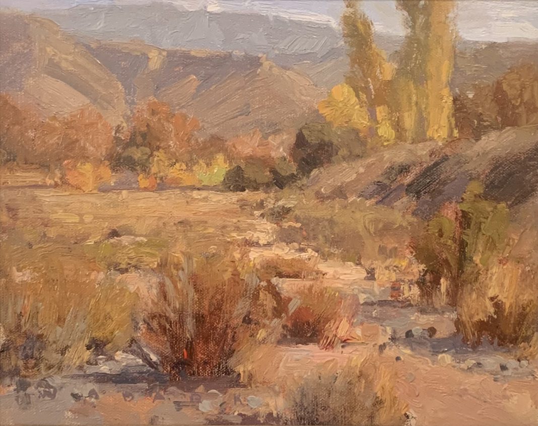 Jim Wodark Irvine Wash landscape oil painting