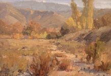 Jim Wodark Irvine Wash landscape oil painting