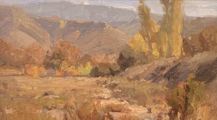 Jim Wodark Irvine Wash landscape oil painting