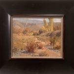 Jim Wodark Irvine Wash landscape oil painting framed