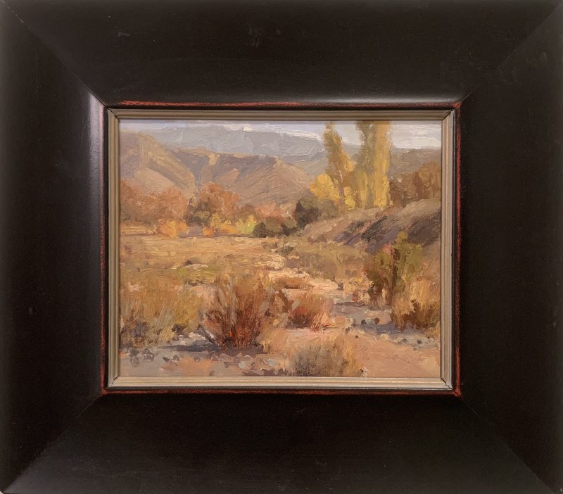 Jim Wodark Irvine Wash landscape oil painting framed