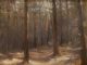 “Path In The Woods” Karen Offutt Karen Offutt Paths in The Woods forest trees landscape oil painting