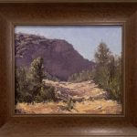 Richard Prather Sunny Canyon desert mountain landscape oil painting framed