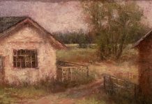 Todd Williams Country Farm ranch pasture landscape oil painting