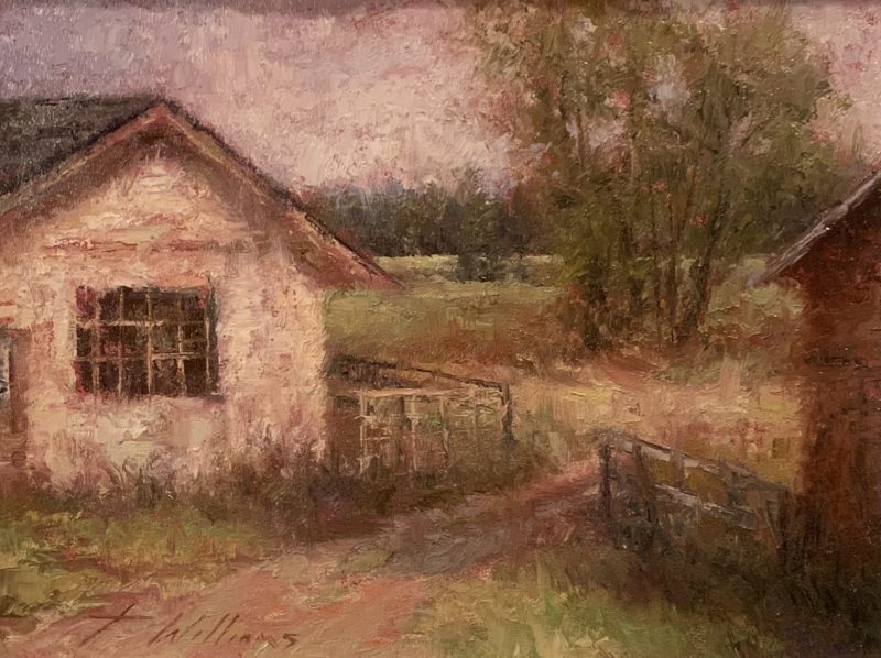 Todd Williams Country Farm ranch pasture landscape oil painting