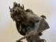 Scott Rogers Calling The Buffalo Native American Indian chant summon spirit western bronze sculpture