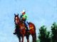 Jim Connelly Sister cowgirl horse landscape western oil painting
