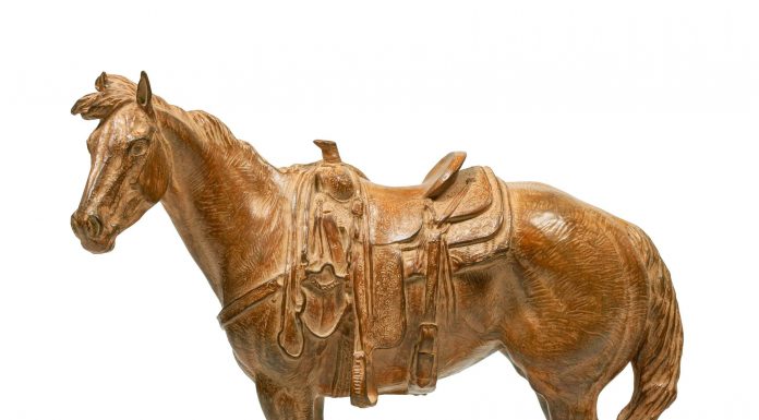 Mehl Lawson Sixes Sunrise horse cow horse Cowboy Artists of America western bronze sculpture