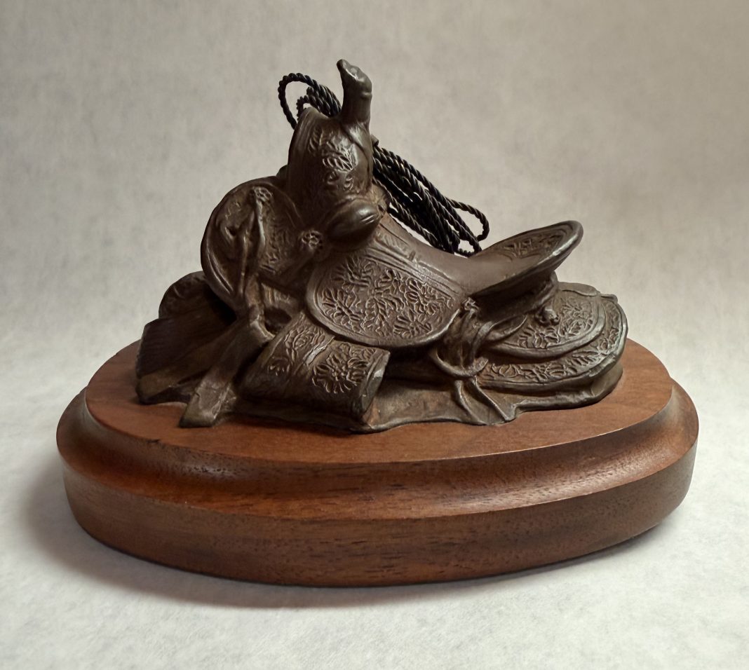 Mehl Lawson A Fork Saddle western bronze sculpture cowboy Cowboy Artists of America