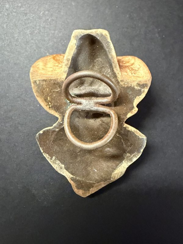 Mehl Lawson Cow Boss bolo tie Prix de West 2005 Cowboy Artists of America western bronze sculpture back