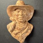 Mehl Lawson Cow Boss bolo tie Prix de West 2005 Cowboy Artists of America western bronze sculpture