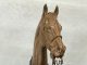 Mehl Lawson Dos Reindas horse reins portrait western bronze sculpture