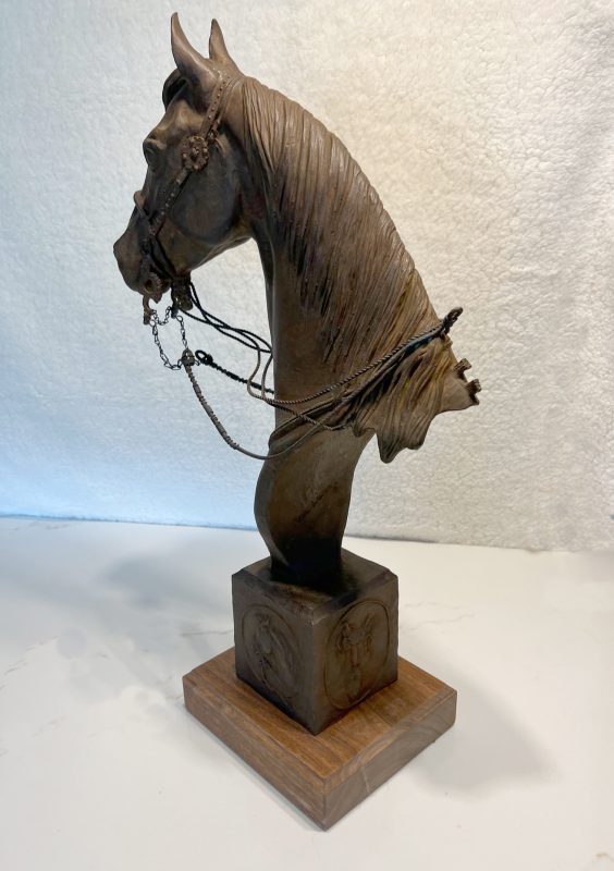 Mehl Lawson Dos Reindas Two Queens horse equine western cowboy bronze sculpture