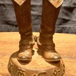 Mehl Lawson Gilcrease boots cowboy boots western bronze sculpture brand brands branded sold
