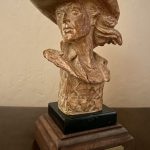Mehl Lawson Heartbreaker woman female girl cowgirl western bronze sculpture sold