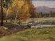 Howard Friedland Near Lincoln western landscape oil painting