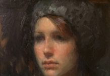 Ignat Ignatov portrait woman oil painting