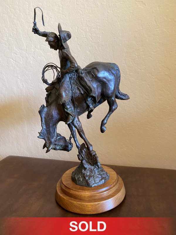 Joe Beeler Feelin His Oats cowboy bucking horse western bronze scultpure sold