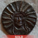 Joe Beeler Native American Indian medallion medal gift Eddie Basha western bronze sculpture sold