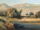 John Poon High Mountain Air landscape river stream mountains trees landscape oil painting