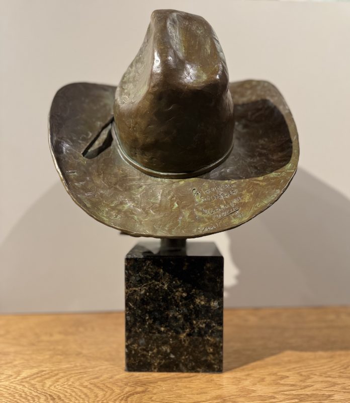 Leslie DeMille CA Original Joe Beeler artist sculptor painter Cowboy Artists of America founding member cowboy western bronze sculpture back