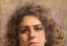 Mary Qian Susan female woman girl figure figurative portrait oil painting