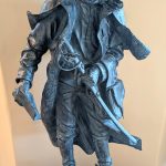 Bill Nebeker Longing For Home cowboy warrior fighter lawman ranger western bronze sculpture
