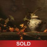 Sherry McGraw Bittersweet flower Chinese vase still life stillife oil painting