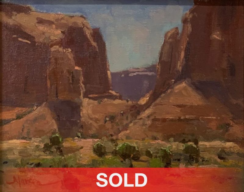 Ann Larsen Monuments Monument Valley landscape oil painting sold