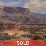 Katherine Stats Arizona Strip desert mountain landscape oil painting