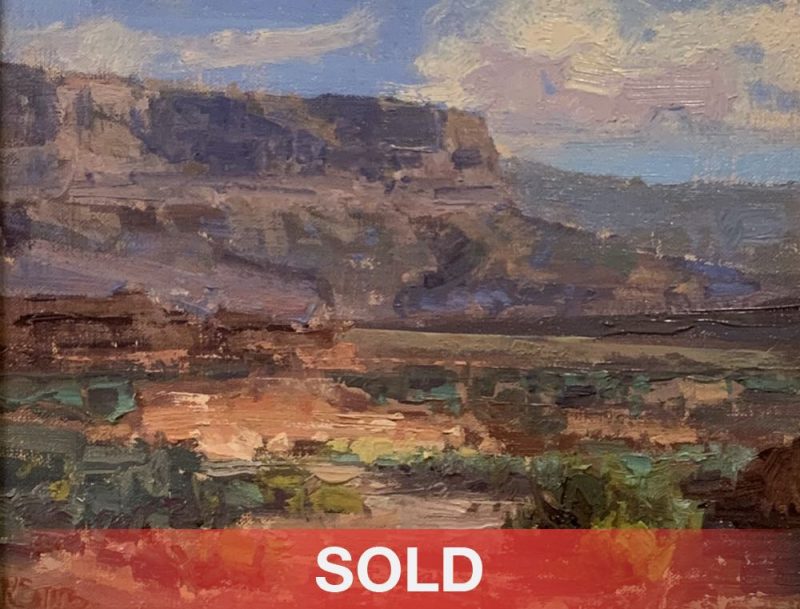 Katherine Stats Arizona Strip desert mountain landscape oil painting