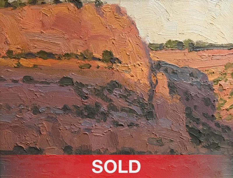 Len Chmiel canyon landscape oil painting