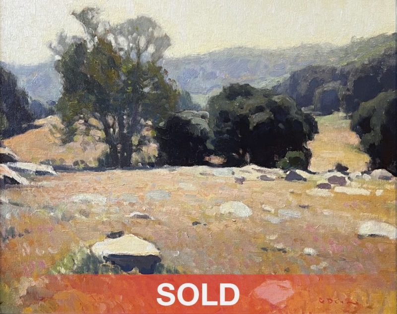 Glenn Dean California Landscape western oil painting sold