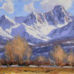 Dan Young Late November snow mountain Colorado landscape oil painting