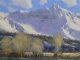 Dan Young Spring Weather snow mountain Colorado landscape oil painting