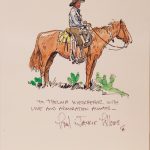 Fred Fellows cowboy horse western painting